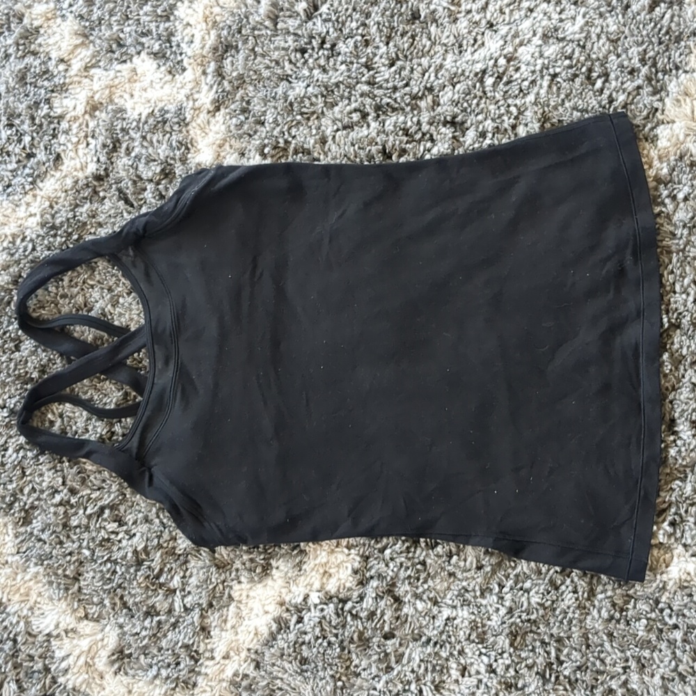 Lululemon Compression Tank with Built in Bra, size 8
